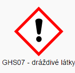 2.2 Označování dle Nařízení EP a Rady (ES) č. 1272/2008 [CLP/GHS] SIGNÁLNÍ SLOVA: VAROVÁNÍ Skladování: --- Odstraňování: P 501 Odstraňte obsah/obal podle státních předpisů. - Zákon o odpadech č.