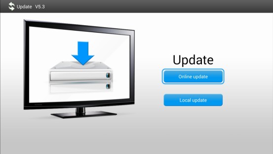 Upgrade přes OTA Když je nový Software k dispozici na internetu, zobrazí se oznámení o aktualizaci on-line na domovské