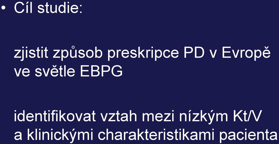 EBPG identifikovat vztah mezi