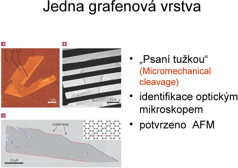 (Micromechanical cleavage)