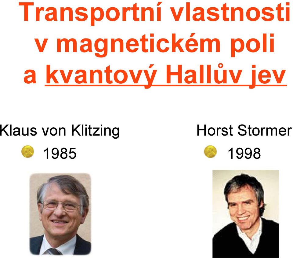 kvantový Hallův jev Klaus