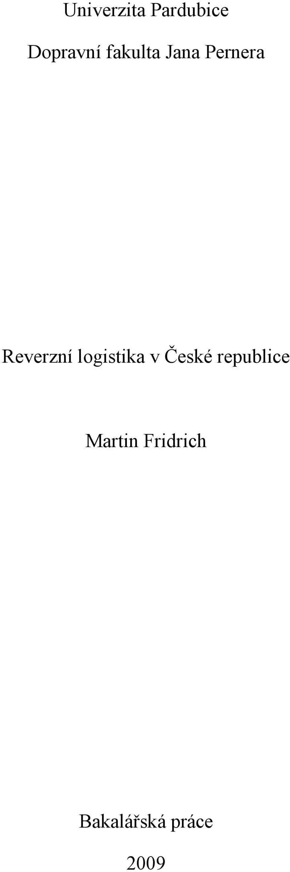 logistika v České republice