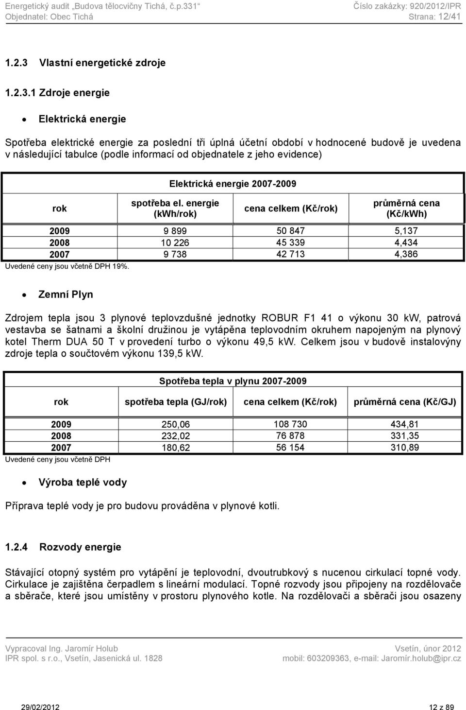 Vlastní energetické zdroje 1.2.3.