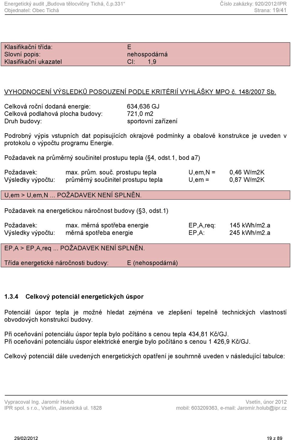 VYHLÁŠKY MPO č. 148/2007 Sb.