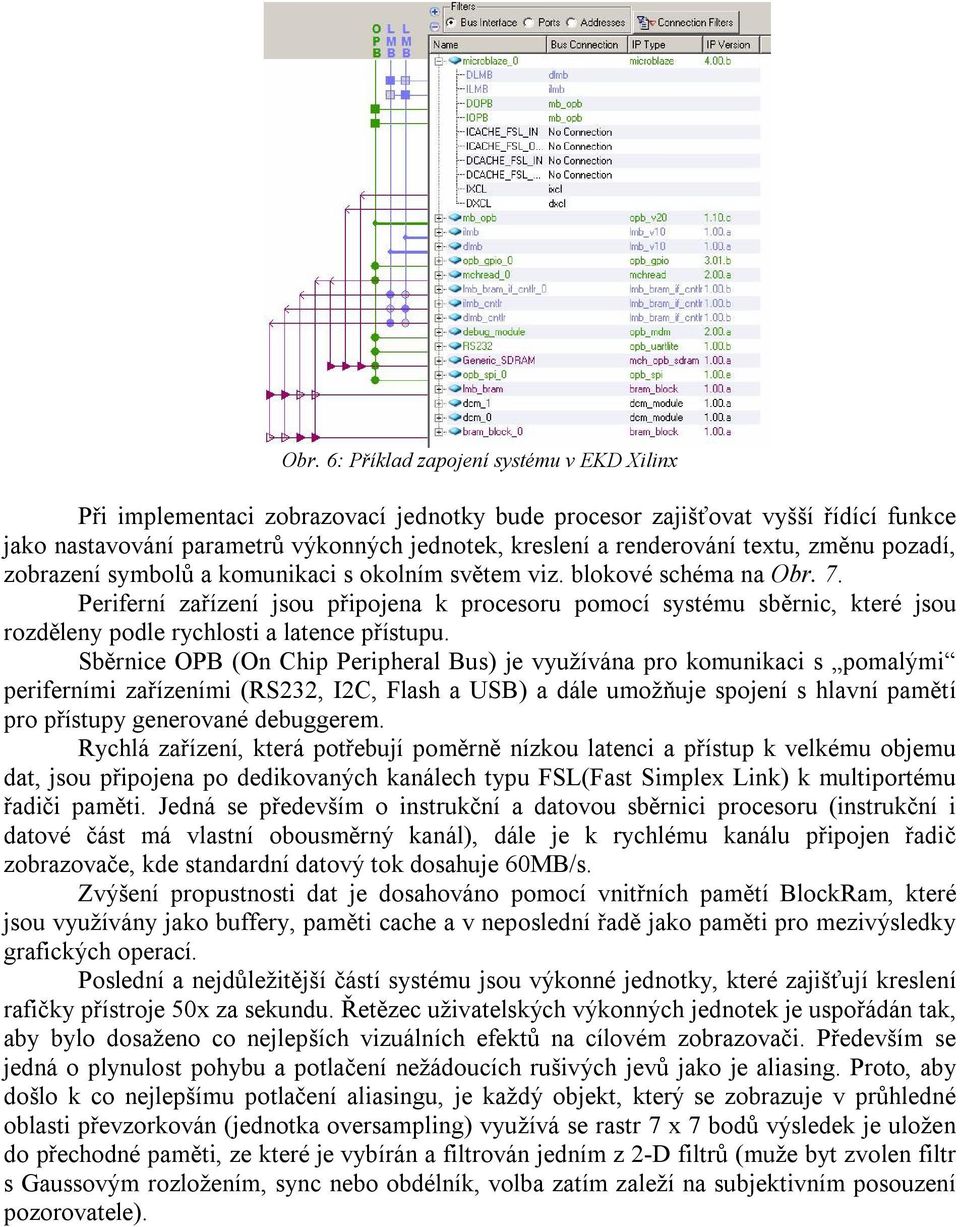 Periferní zařízení jsou připojena k procesoru pomocí systému sběrnic, které jsou rozděleny podle rychlosti a latence přístupu.