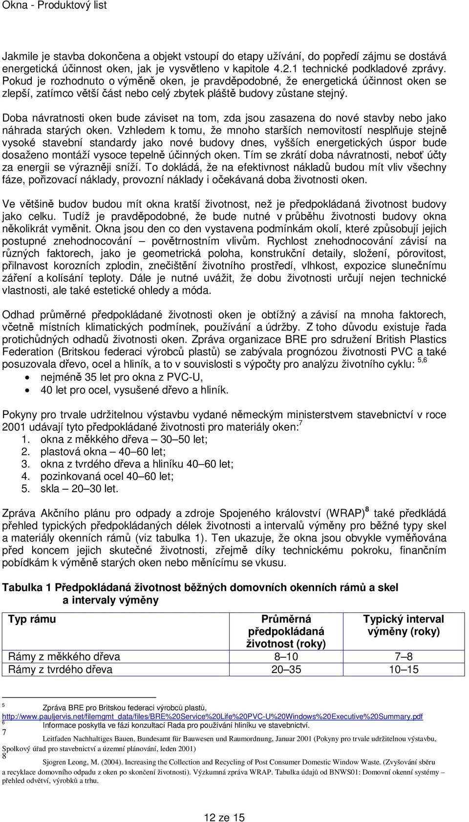 Doba návratnosti oken bude záviset na tom, zda jsou zasazena do nové stavby nebo jako náhrada starých oken.