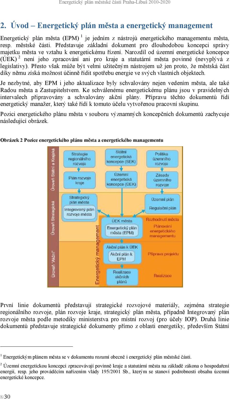 Narozdíl od územní energetické koncepce (ÚEK) 2 není jeho zpracování ani pro kraje a statutární města povinné (nevyplývá z legislativy).