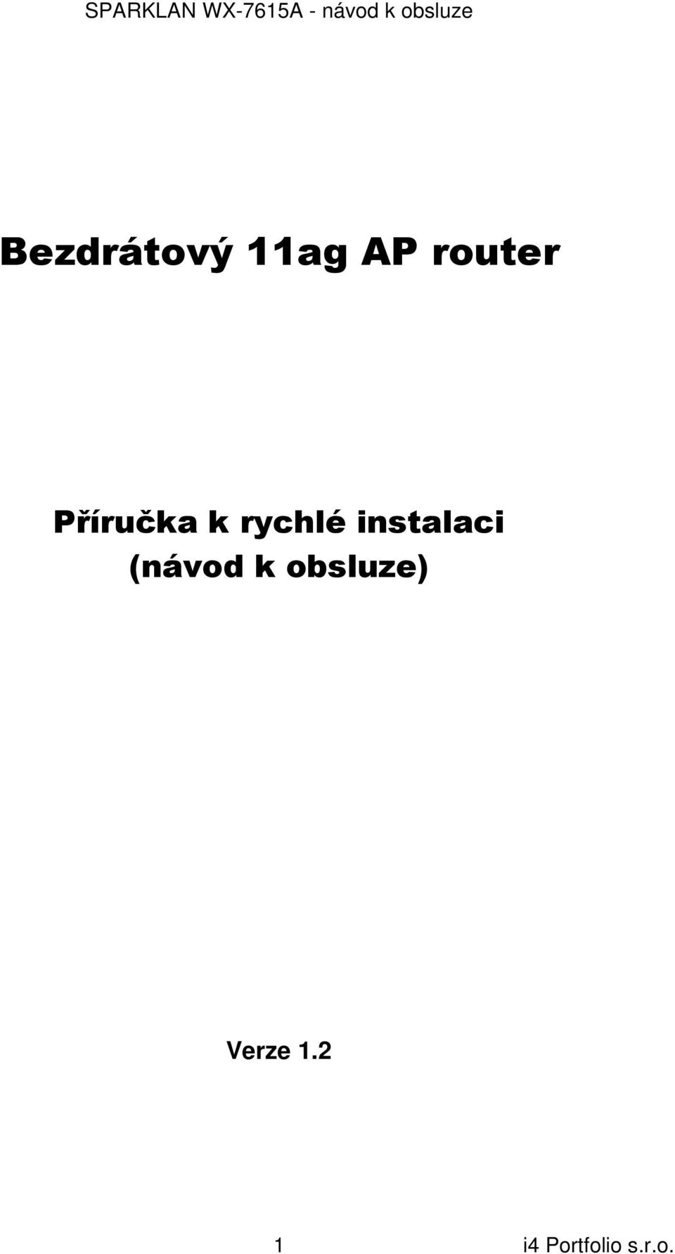 instalaci (návod k