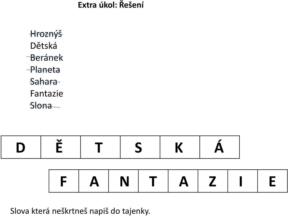 Slona D Ě T S K Á F A N T A Z I E