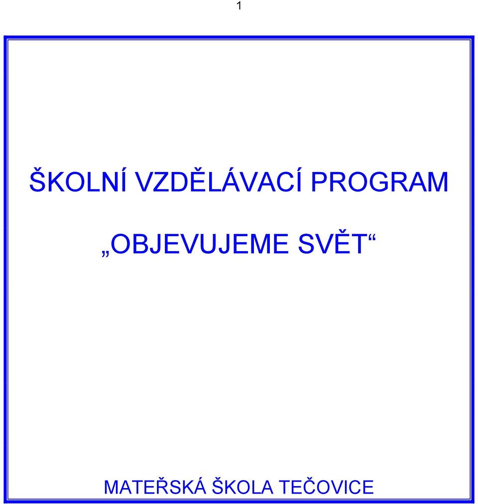 PROGRAM