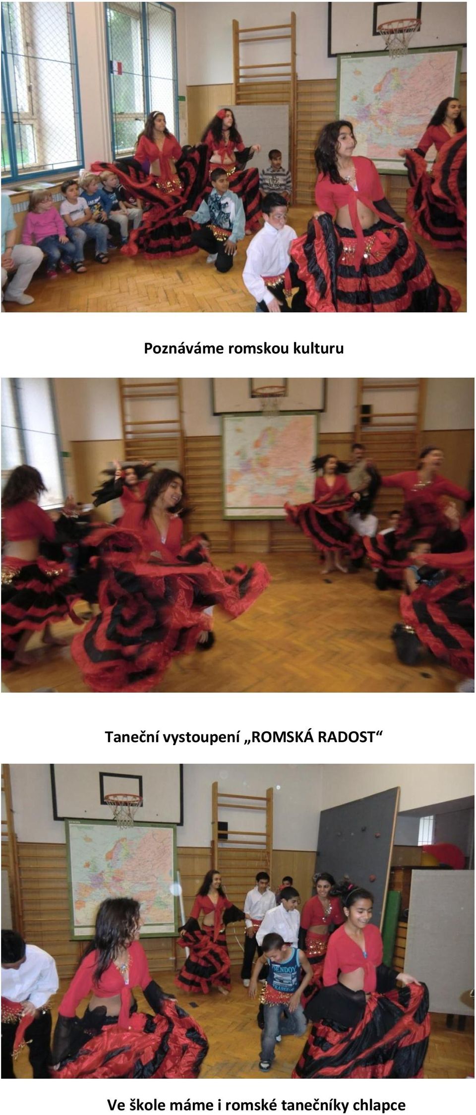 vystoupení ROMSKÁ RADOST