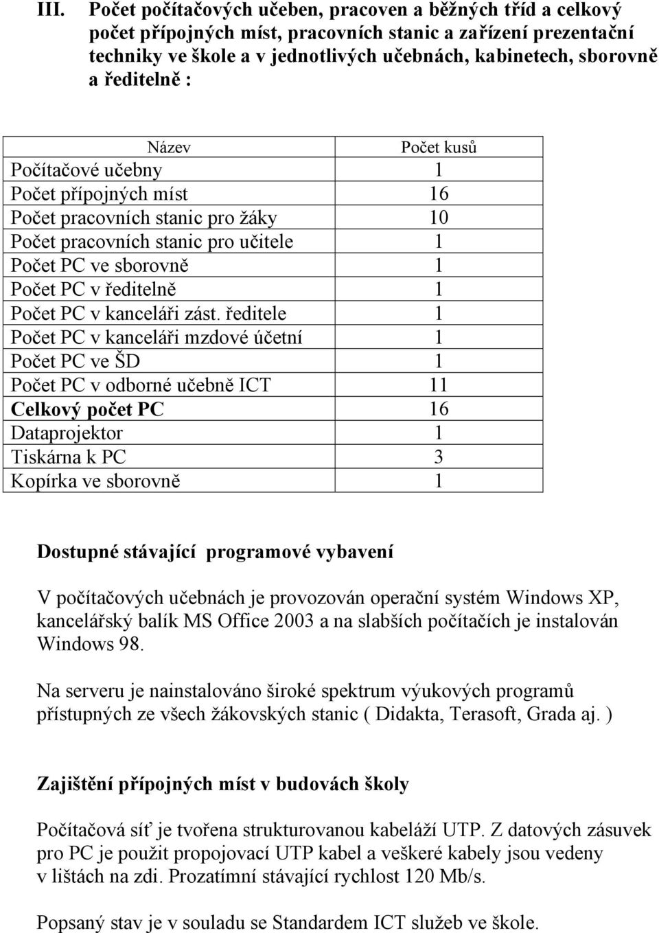 PC v kanceláři zást.