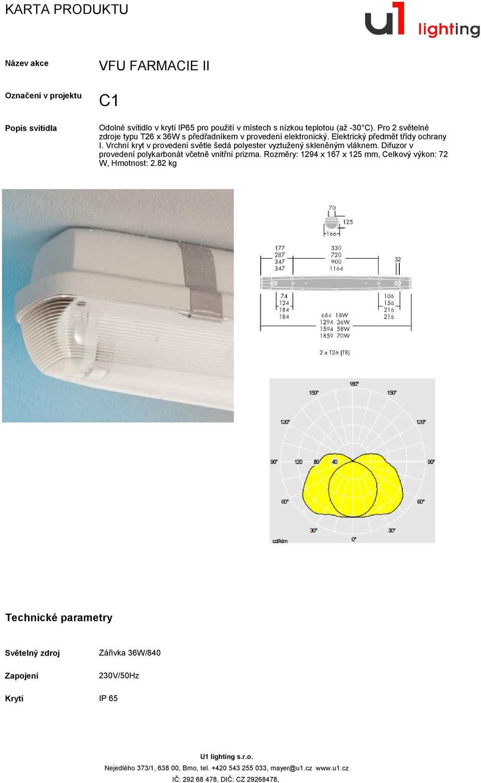 Elektrický předmět třídy ochrany I.