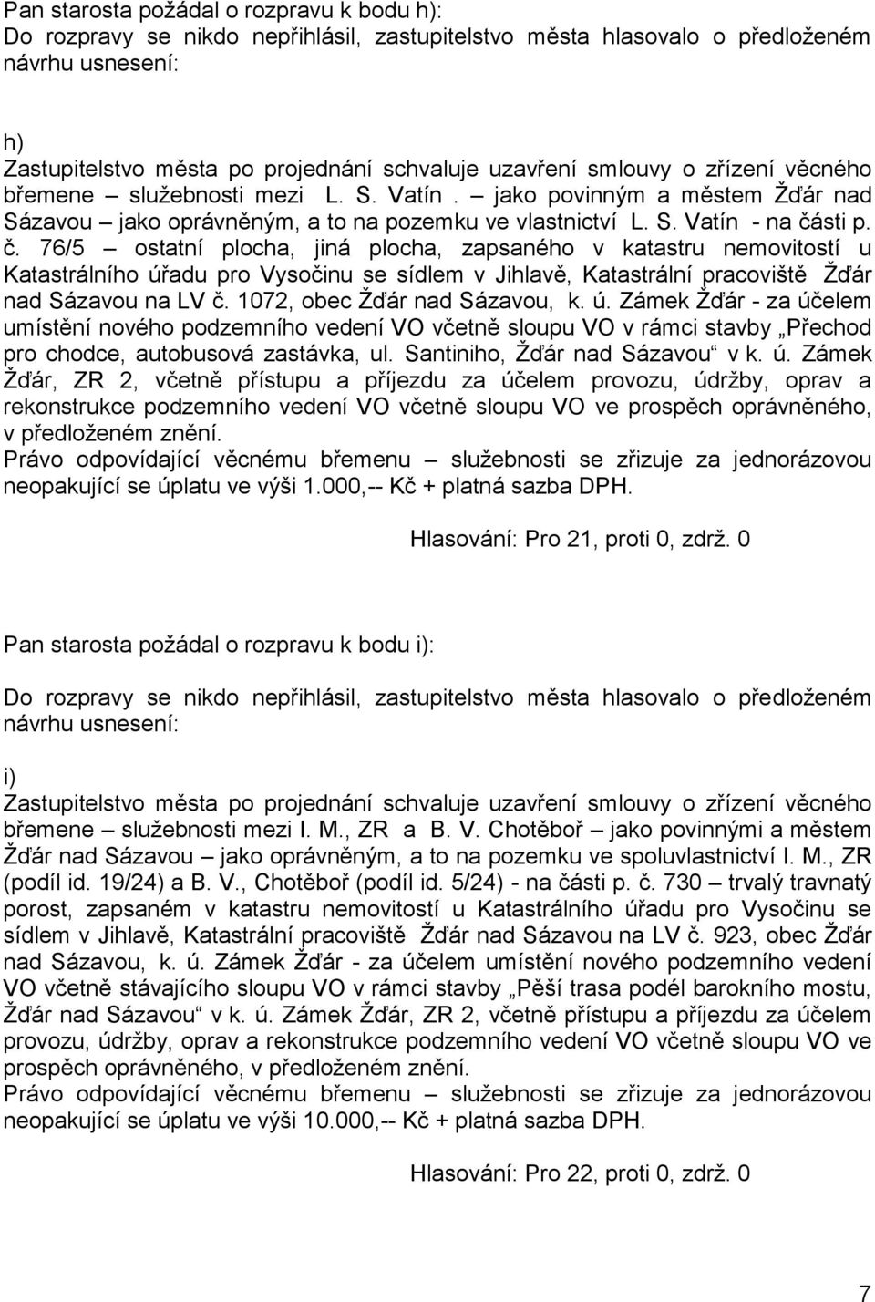 sti p. č. 76/5 ostatní plocha, jiná plocha, zapsaného v katastru nemovitostí u Katastrálního úřadu pro Vysočinu se sídlem v Jihlavě, Katastrální pracoviště Žďár nad Sázavou na LV č.
