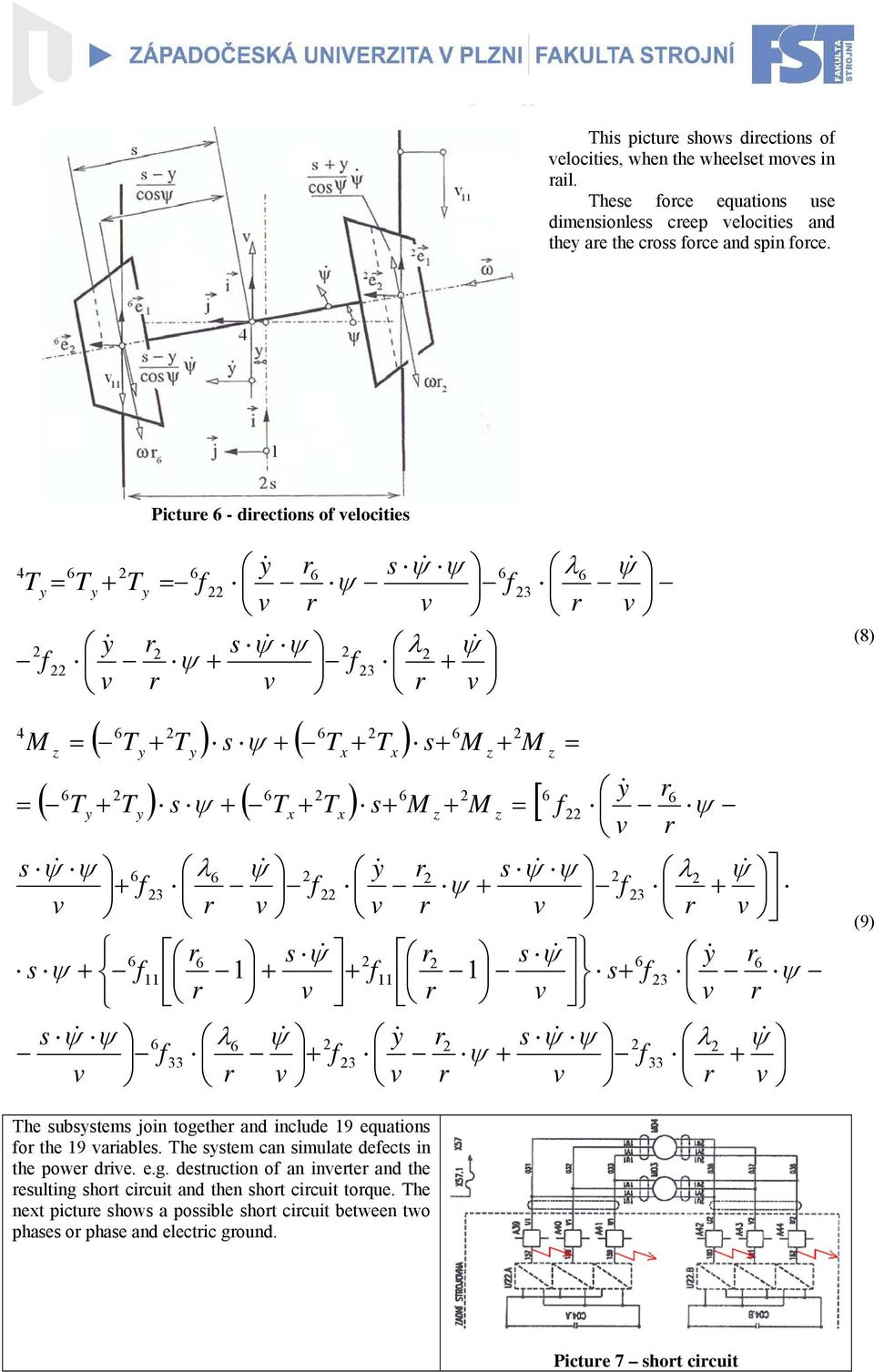 (8) ( ) ( ) ( ) ( ) [ (9) h ubtm oin togth and includ 9 quation o th 9 aiabl.