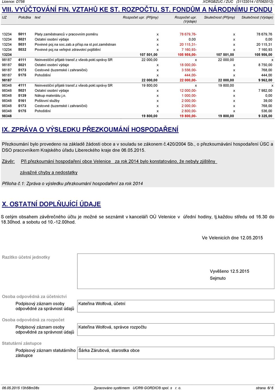 zab.a přísp.na st.pol.zaměstnan x 20 115,31- x 20 115,31 13234 5032 Povinné poj.