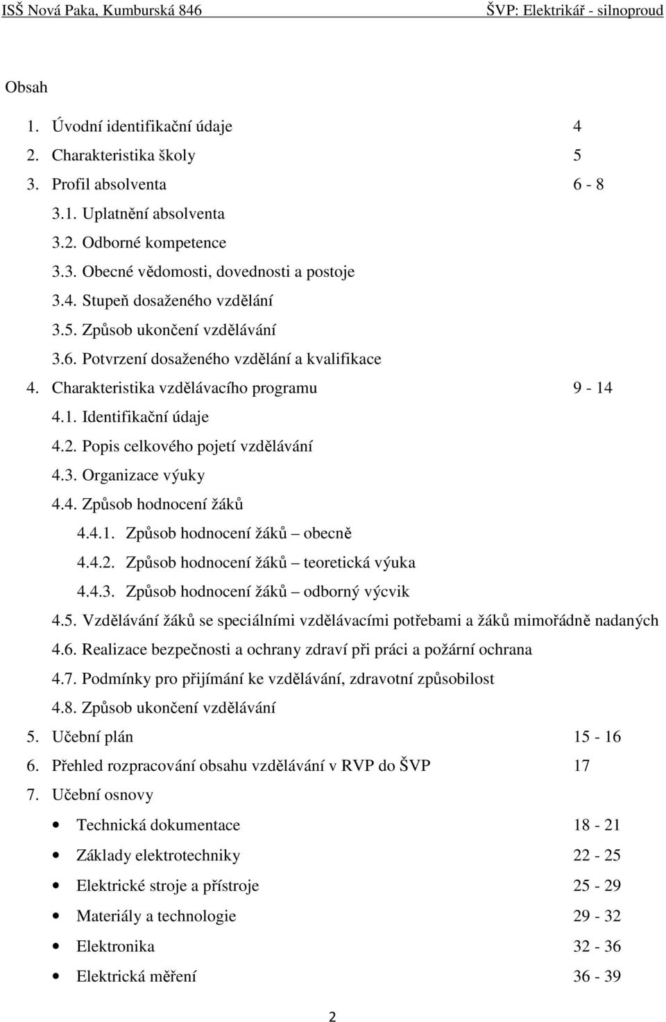 4. Způsob hodnocení žáků 4.4.1. Způsob hodnocení žáků obecně 4.4.2. Způsob hodnocení žáků teoretická výuka 4.4.3. Způsob hodnocení žáků odborný výcvik 4.5.