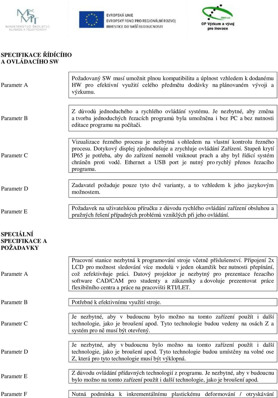 Vizualizace řezného procesu je nezbytná s ohledem na vlastní kontrolu řezného procesu. Dotykový displej zjednodušuje a zrychluje ovládání Zařízení.