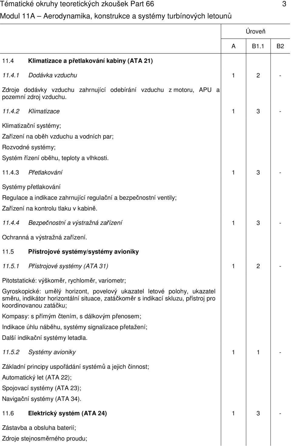 11.4.4 Bezpečnostní a výstražná zařízení 1 3 - Ochranná a výstražná zařízení. 11.5 