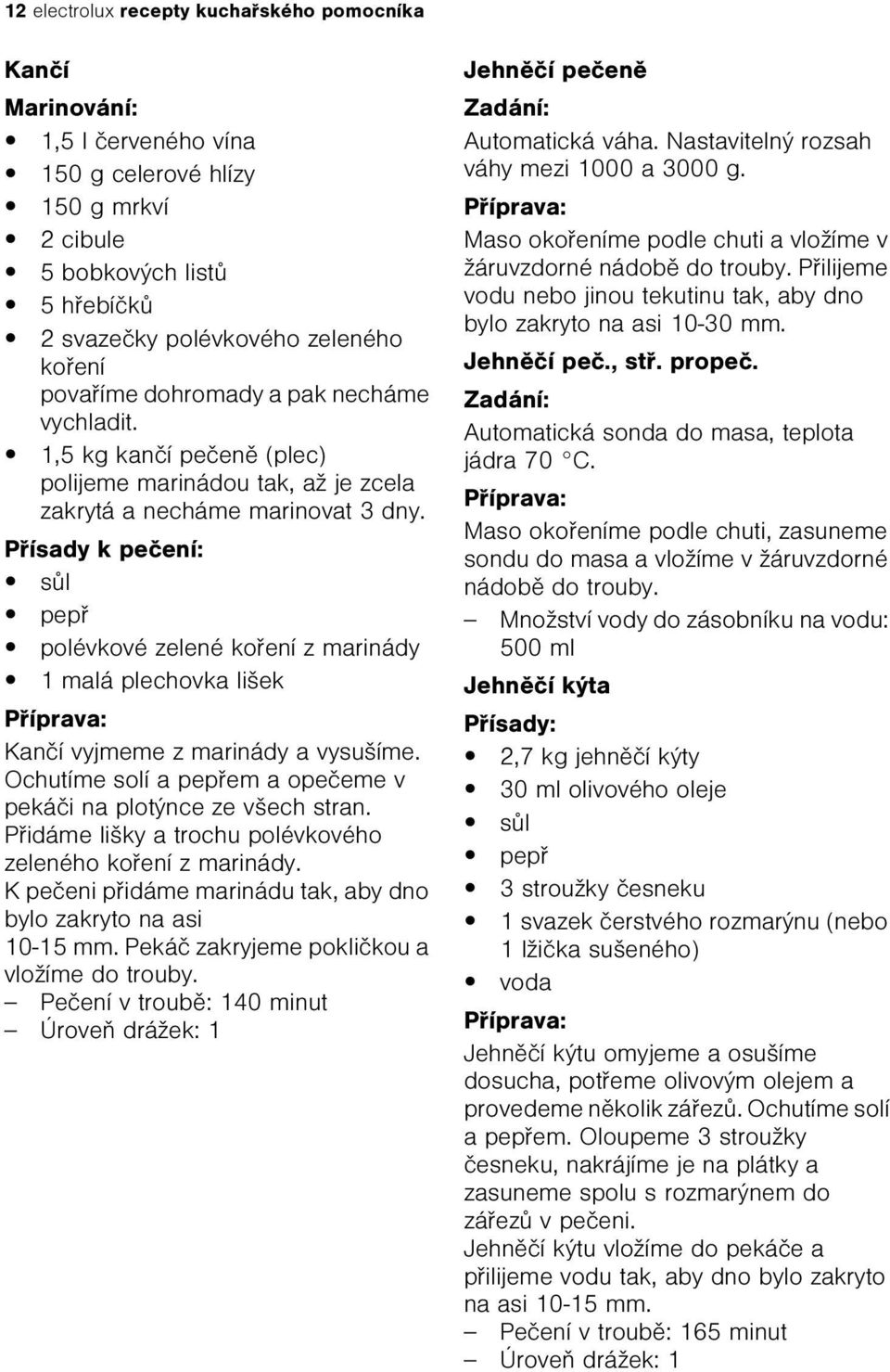 Pøísady k peèení: sùl pepø polévkové zelené koøení z marinády 1 malá plechovka lišek Kanèí vyjmeme z marinády a vysušíme. Ochutíme solí a pepøem a opeèeme v pekáèi na plotýnce ze všech stran.