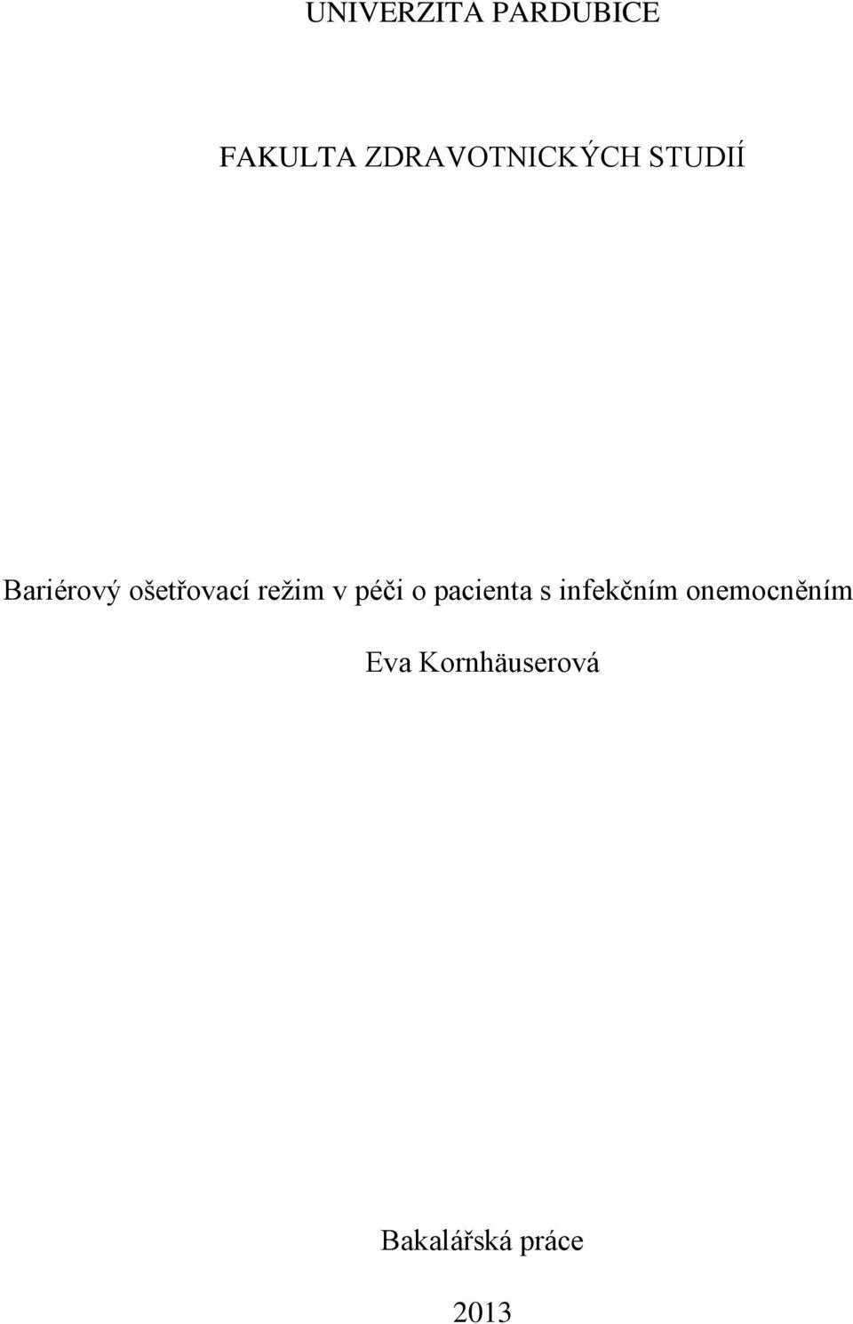 ošetřovací režim v péči o pacienta s
