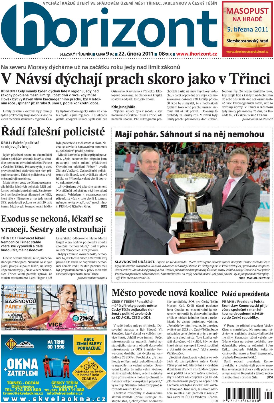 Počet dnů v roce, kdy může člověk být vystaven vlivu karcinogenního prachu, byl v letošním roce splněn již zhruba 9. února, podle konkrétní obce.