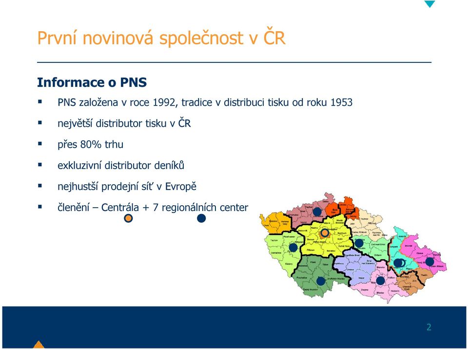 distributor tisku v ČR přes 80% trhu exkluzivní distributor