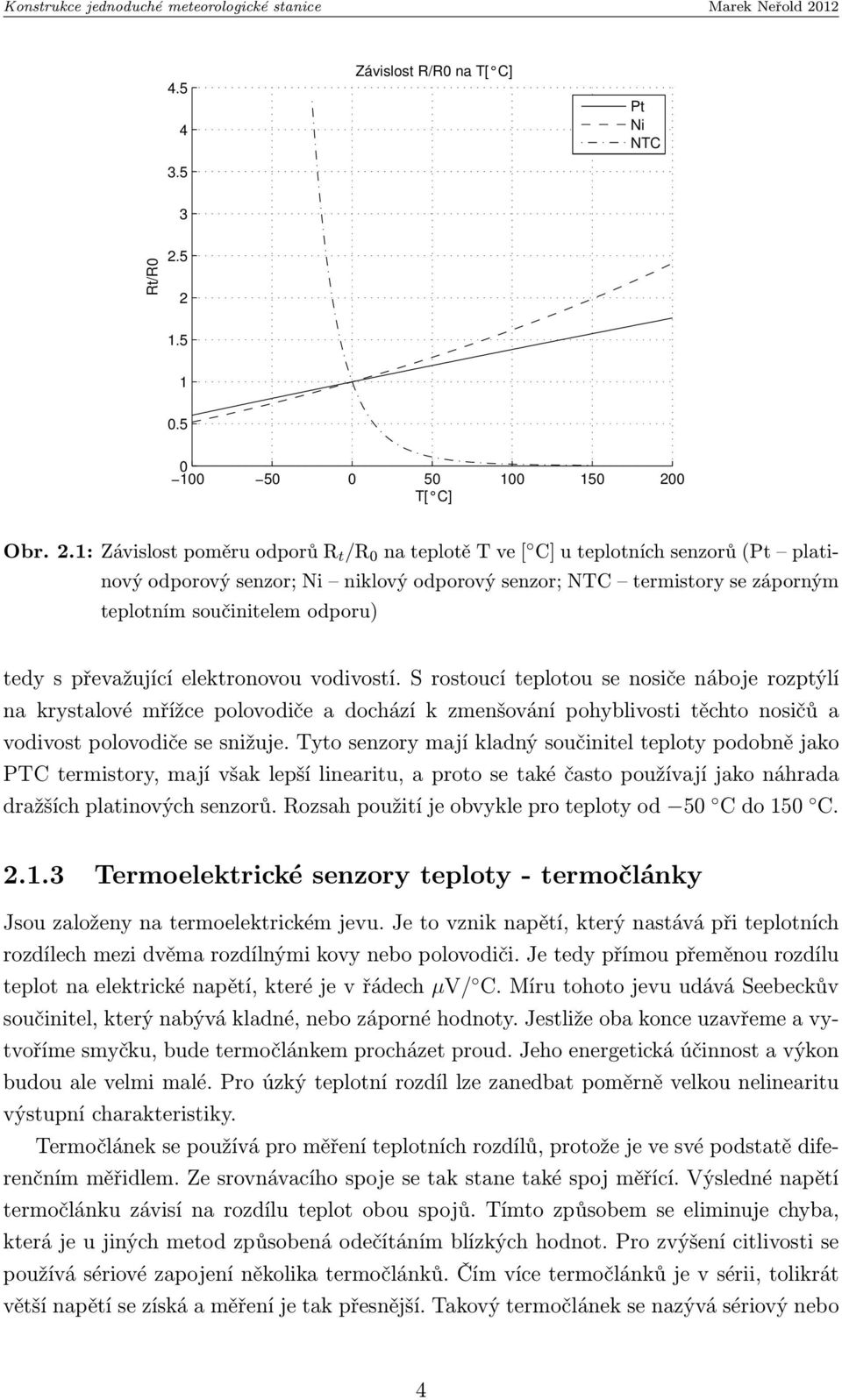 termistory se záporným teplotním součinitelem odporu) tedy s převažující elektronovou vodivostí.