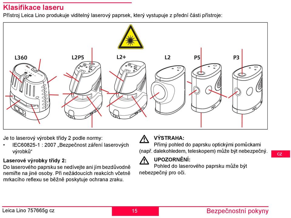 jiné osoby. ři nežádoucích reakcích včetně rkacího reflexu se běžně poskytuje ochrana zraku.