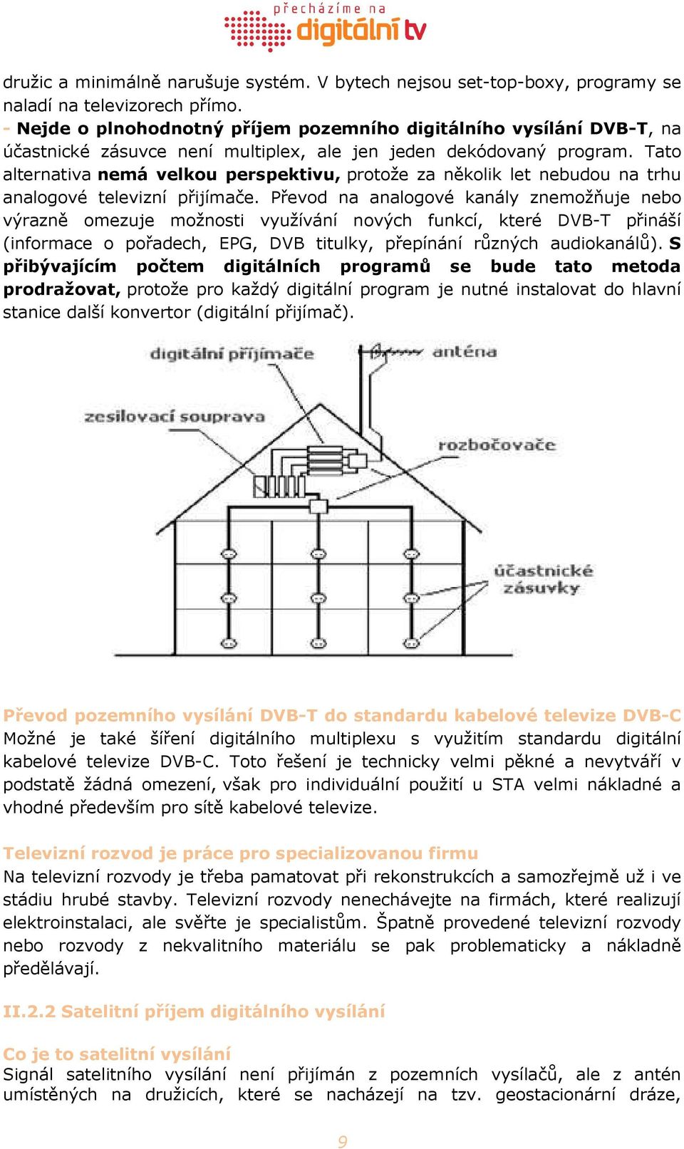 Tato alternativa nemá velkou perspektivu, protože za několik let nebudou na trhu analogové televizní přijímače.