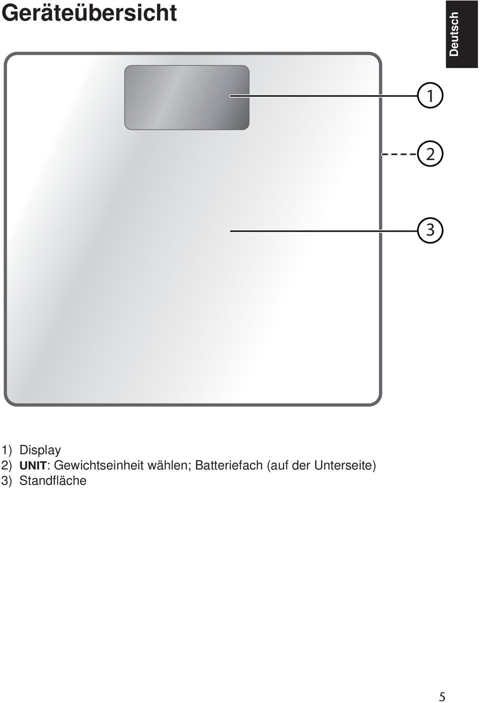 Gewichtseinheit wählen;