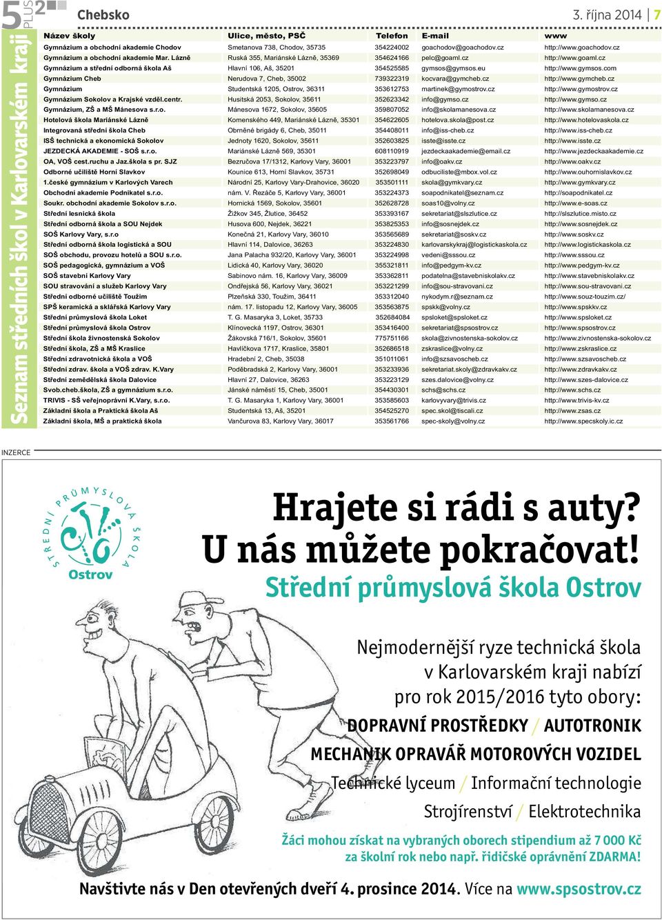 cz http://www.goachodov.cz Gymnázium aobchodní akademie Mar. Lázně Ruská 355, Mariánské Lázně, 35369 354624166 pelc@goaml.