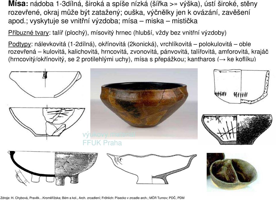 okřínovitá (2konická), vrchlíkovitá polokulovitá oble rozevřená kulovitá, kalichovitá, hrncovitá, zvonovitá, pánvovitá, talířovitá, amforovitá, krajáč (hrncovitý/okřínovitý,