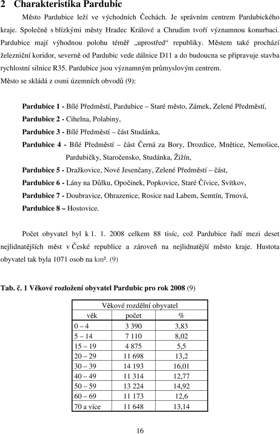 Pardubice jsou významným průmyslovým centrem.