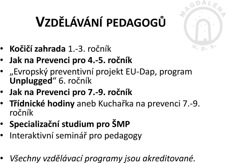 ročník Jak na Prevenci pro 7.-9. ročník Třídnické hodiny aneb Kuchařka na prevenci 7.