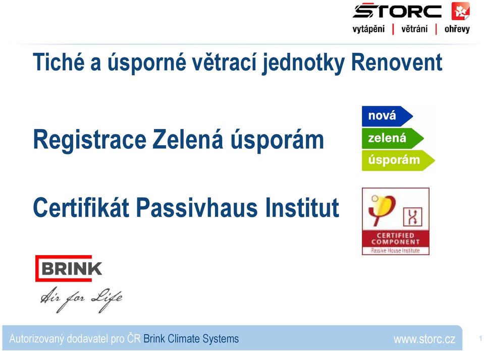 Registrace Zelená