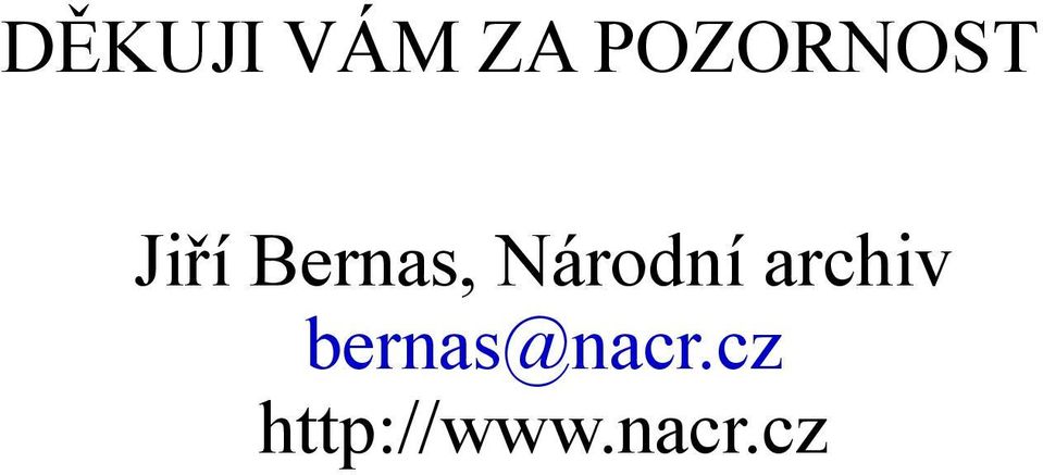 Bernas, Národní