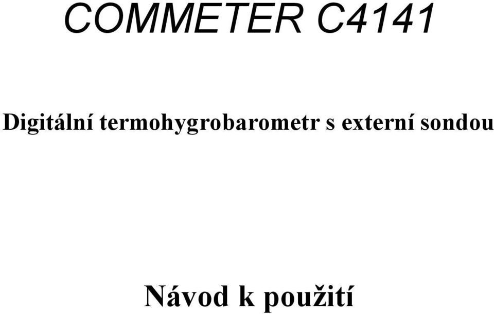 termohygrobarometr