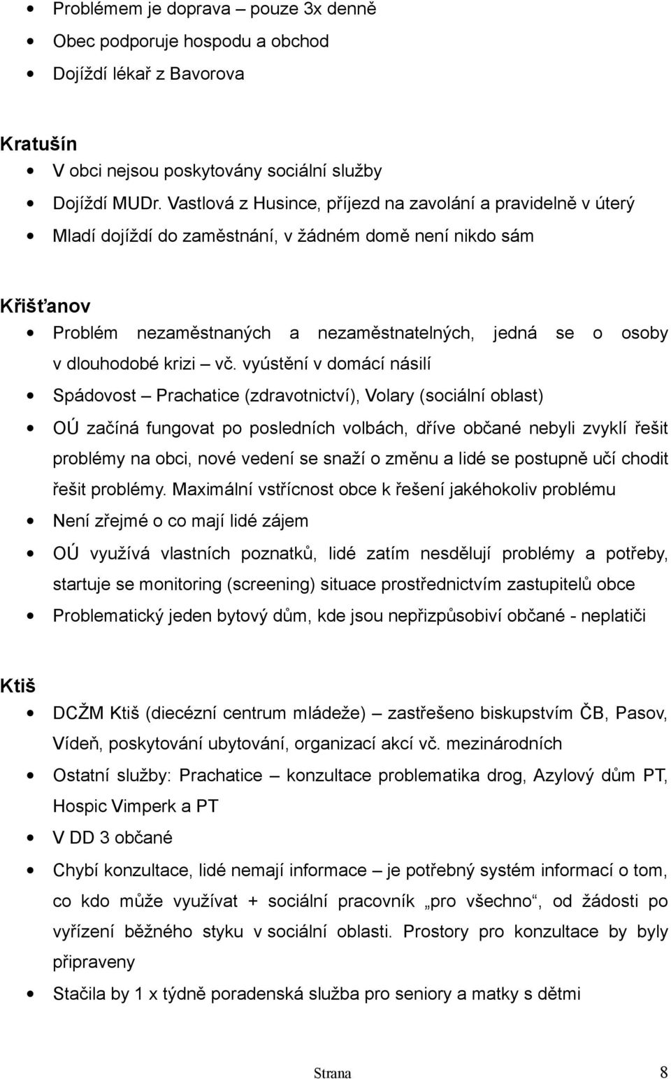 dlouhodobé krizi vč.