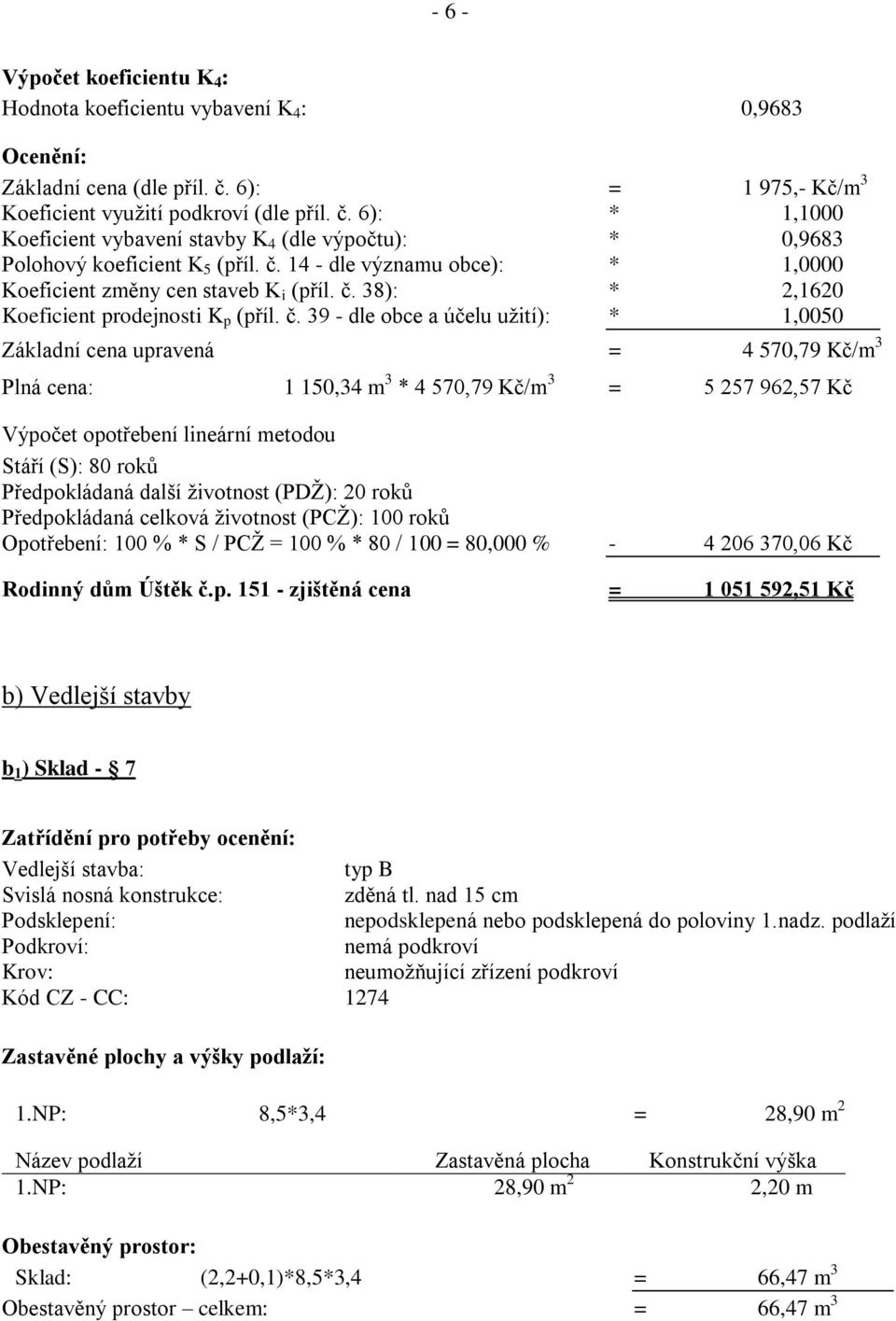 č. 38): * 2,1620 Koeficient prodejnosti K p (příl. č.