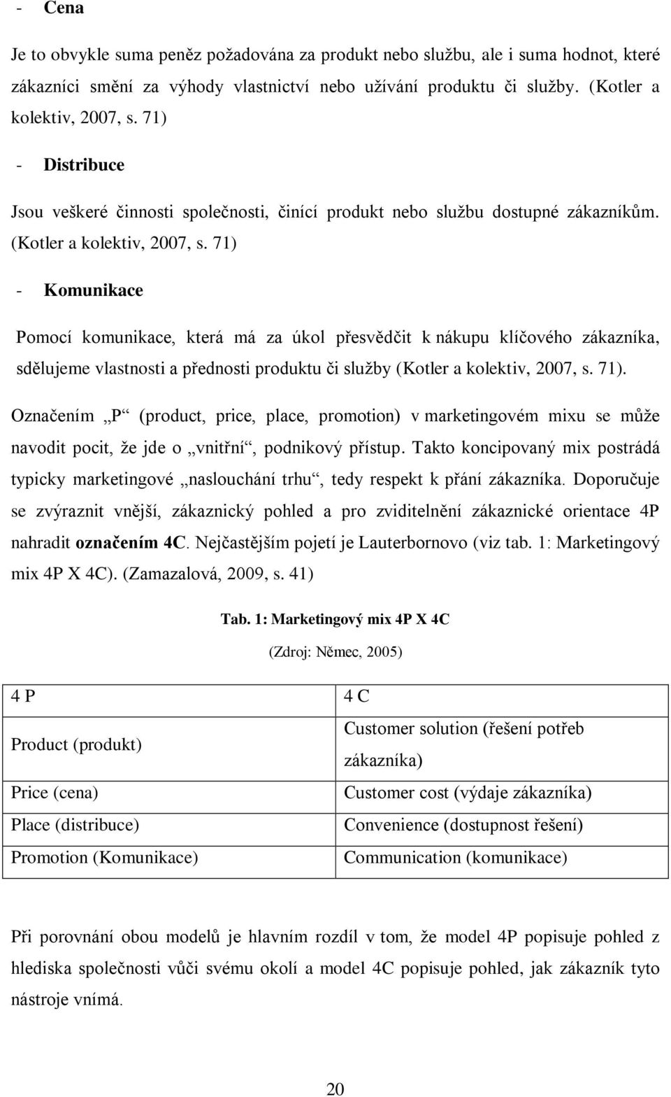 71) - Komunikace Pomocí komunikace, která má za úkol přesvědčit k nákupu klíčového zákazníka, sdělujeme vlastnosti a přednosti produktu či služby (Kotler a kolektiv, 2007, s. 71).