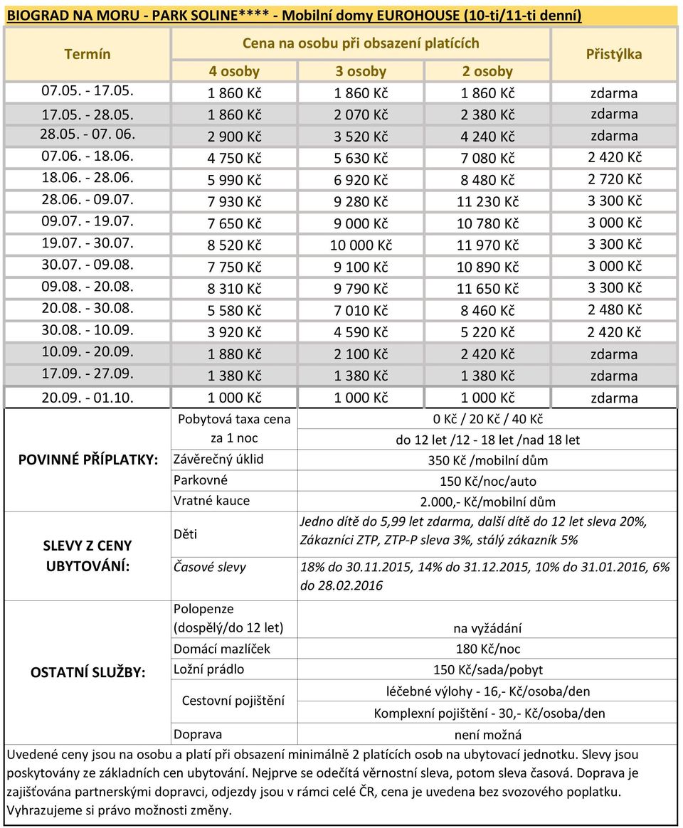 07. 7 650 Kč 9 000 Kč 10 780 Kč 3 000 Kč 19.07. - 30.07. 8 520 Kč 10 000 Kč 11 970 Kč 3 300 Kč 30.07. - 09.08. 7 750 Kč 9 100 Kč 10 890 Kč 3 000 Kč 09.08. - 20.08. 8 310 Kč 9 790 Kč 11 650 Kč 3 300 Kč 20.