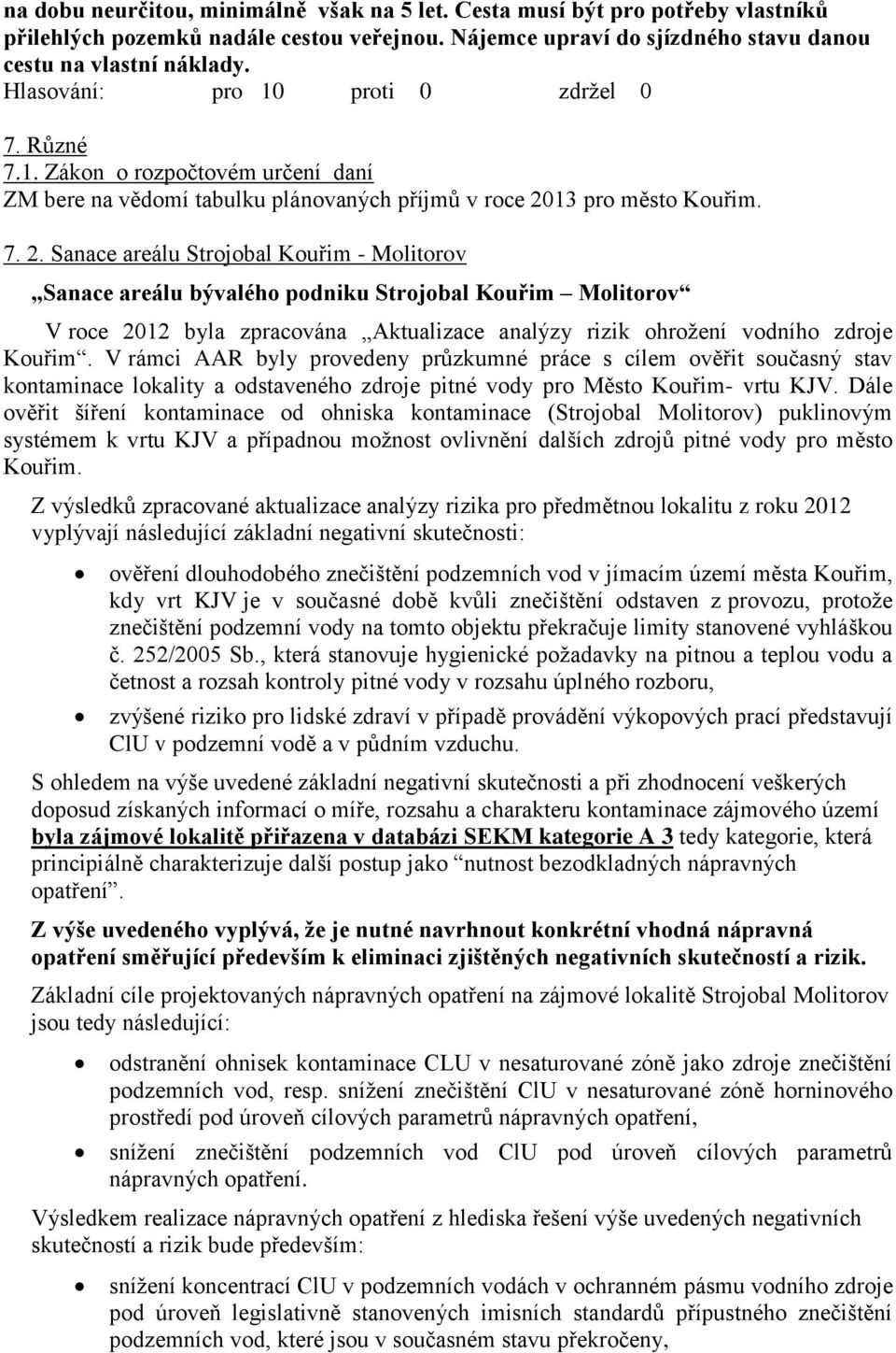 13 pro město Kouřim. 7. 2.