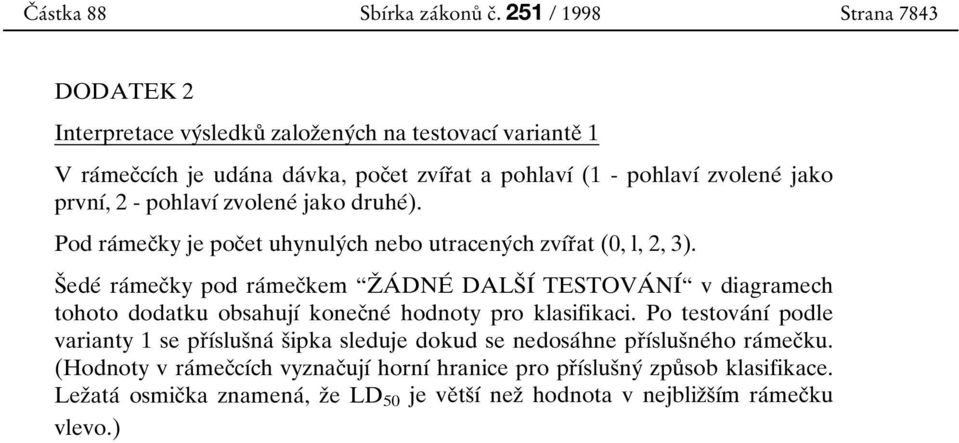 - pohlavуб zvoleneб jako druheб). Pod raбmecоky je pocоet uhynulyбch nebo utracenyбch zvубrоat (0, l, 2, 3).