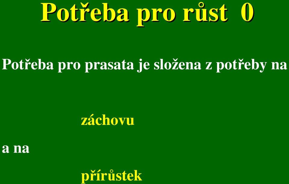 je složena z potřeby