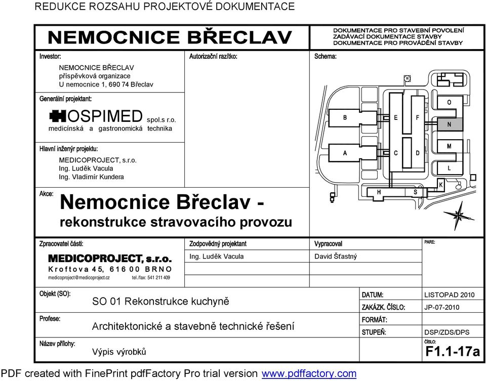 uděk Vacula David Šťastný medicoproject@medicoproject.cz tel.