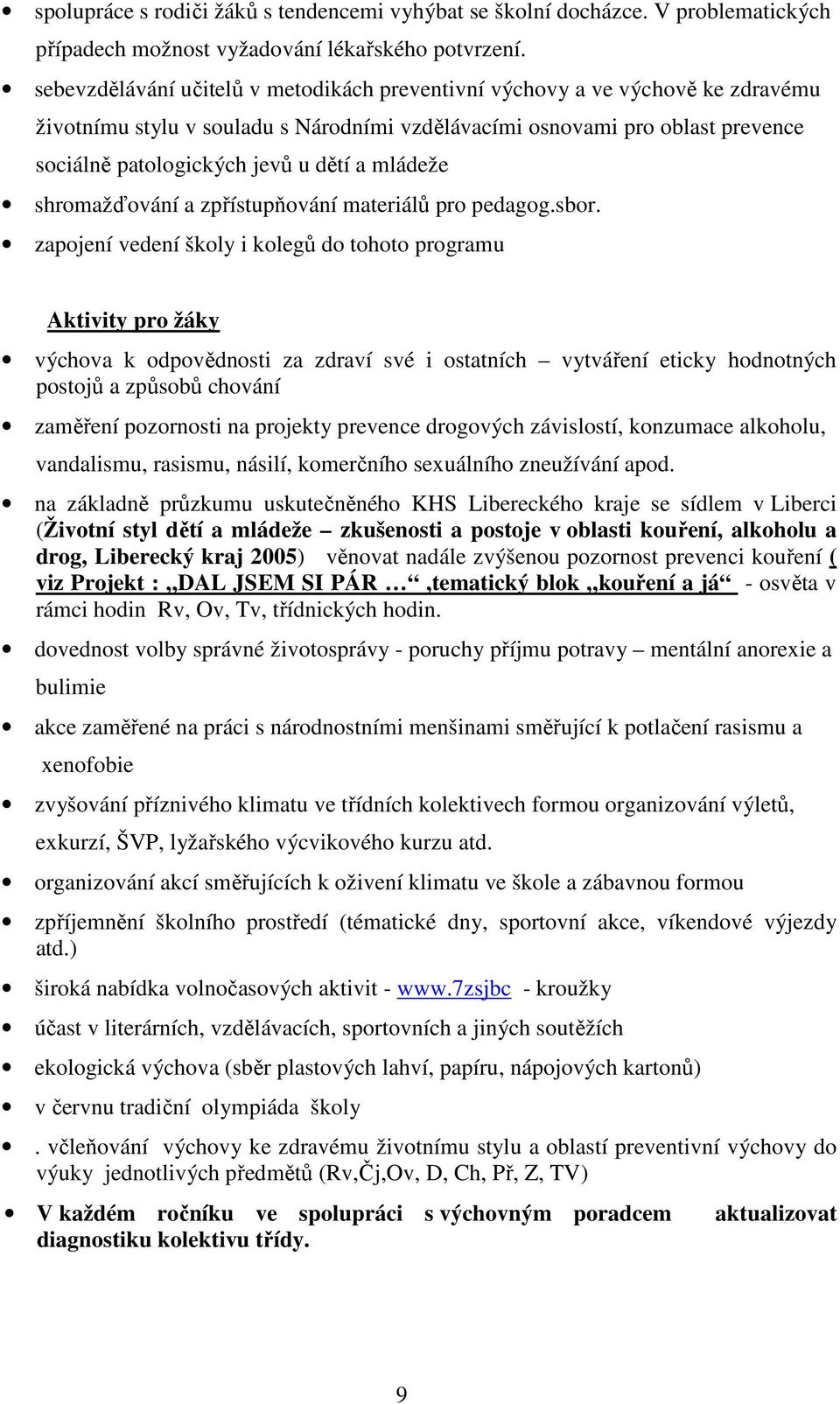mládeže shromažďování a zpřístupňování materiálů pro pedagog.sbor.
