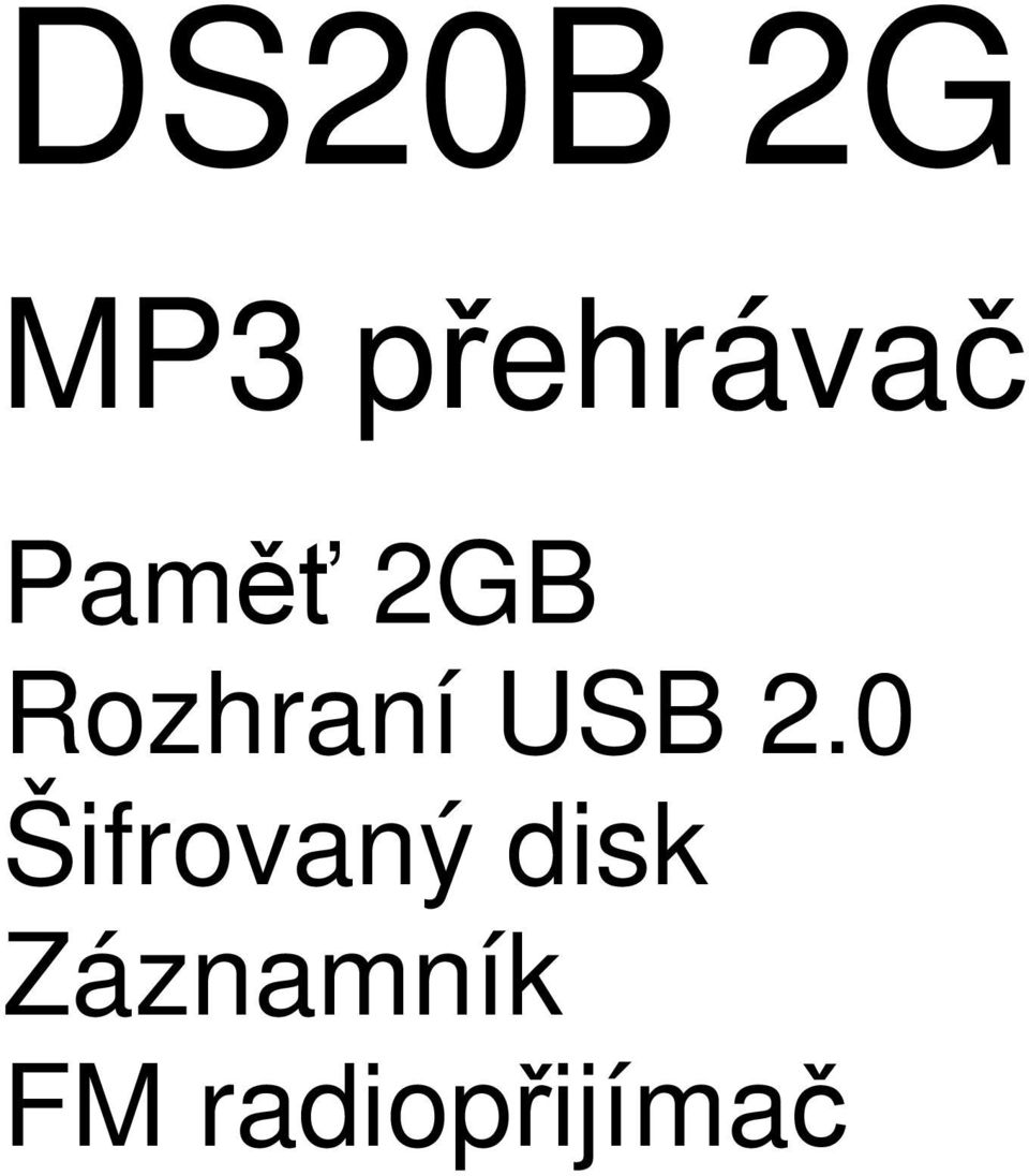 2.0 Šifrovaný disk