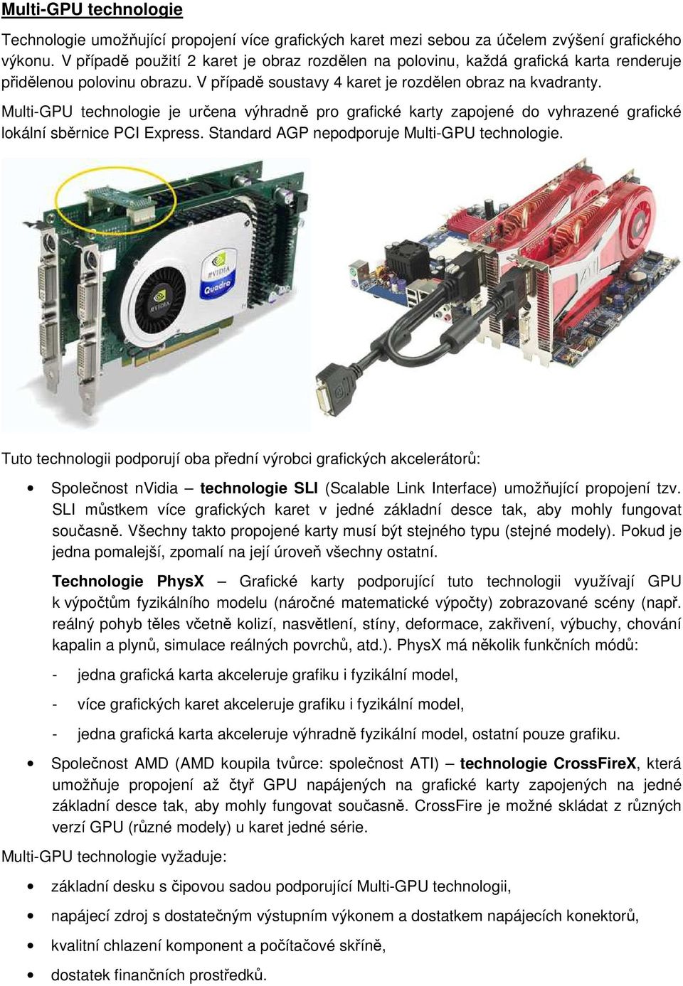 GRAFICKÉ ADAPTÉRY. Pracovní režimy grafické karty - PDF Free Download