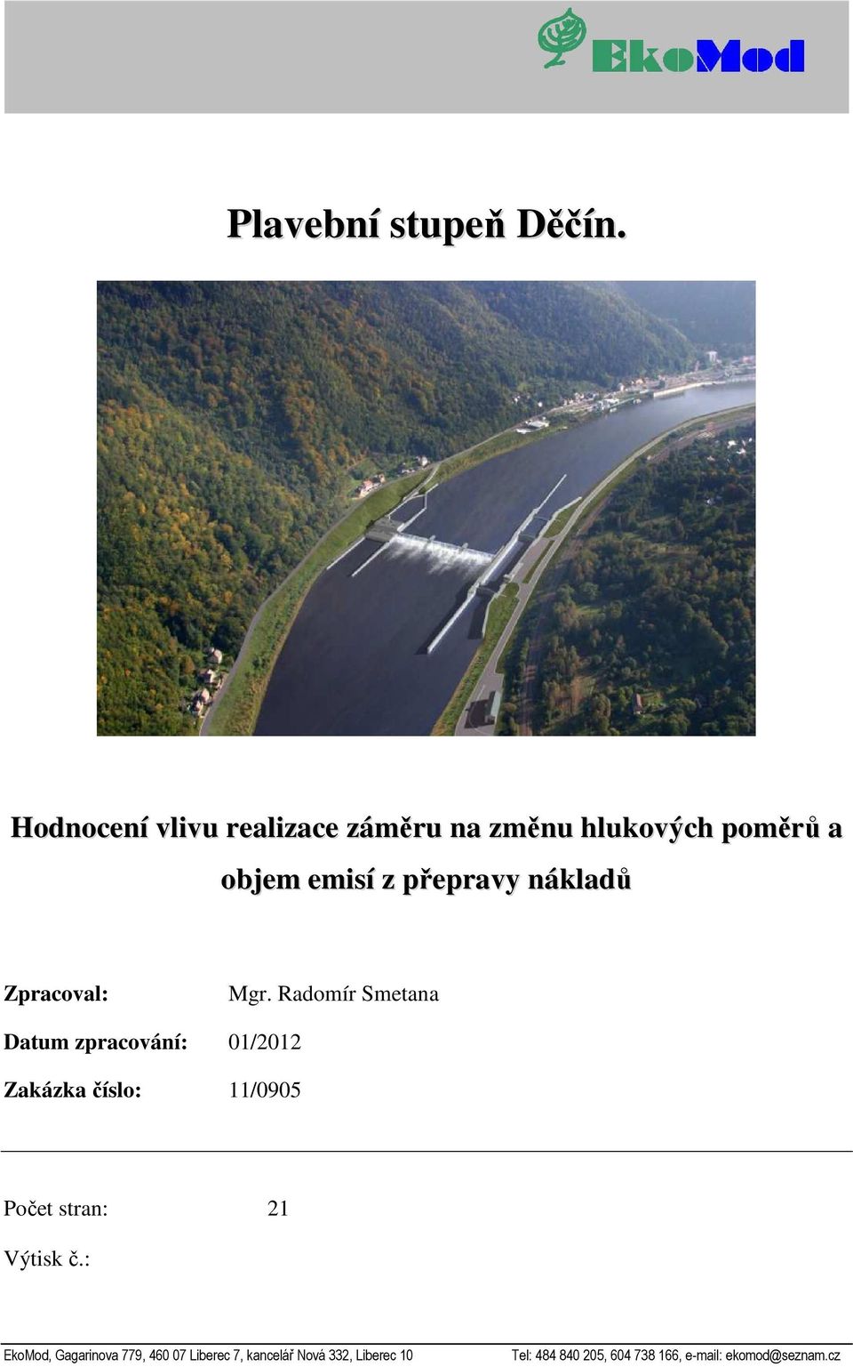 nákladů Zpracoval: Mgr.
